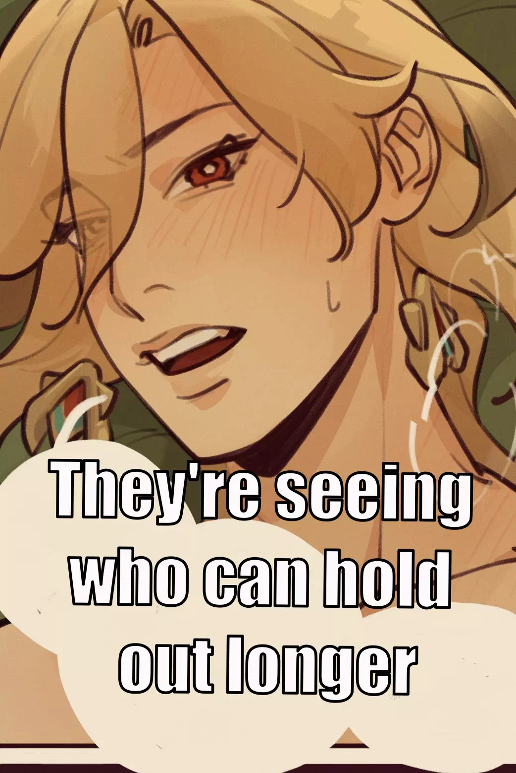 Yaoi porn comic Genshin Impact – They're seeing who can hold out longer