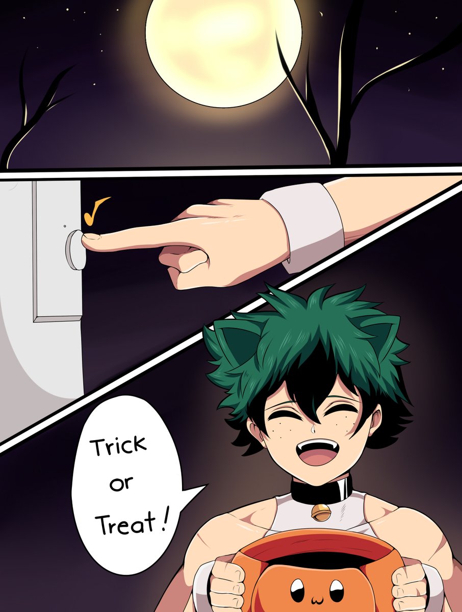 Yaoi porn comic Boku no Hero Academia - Trick or treat