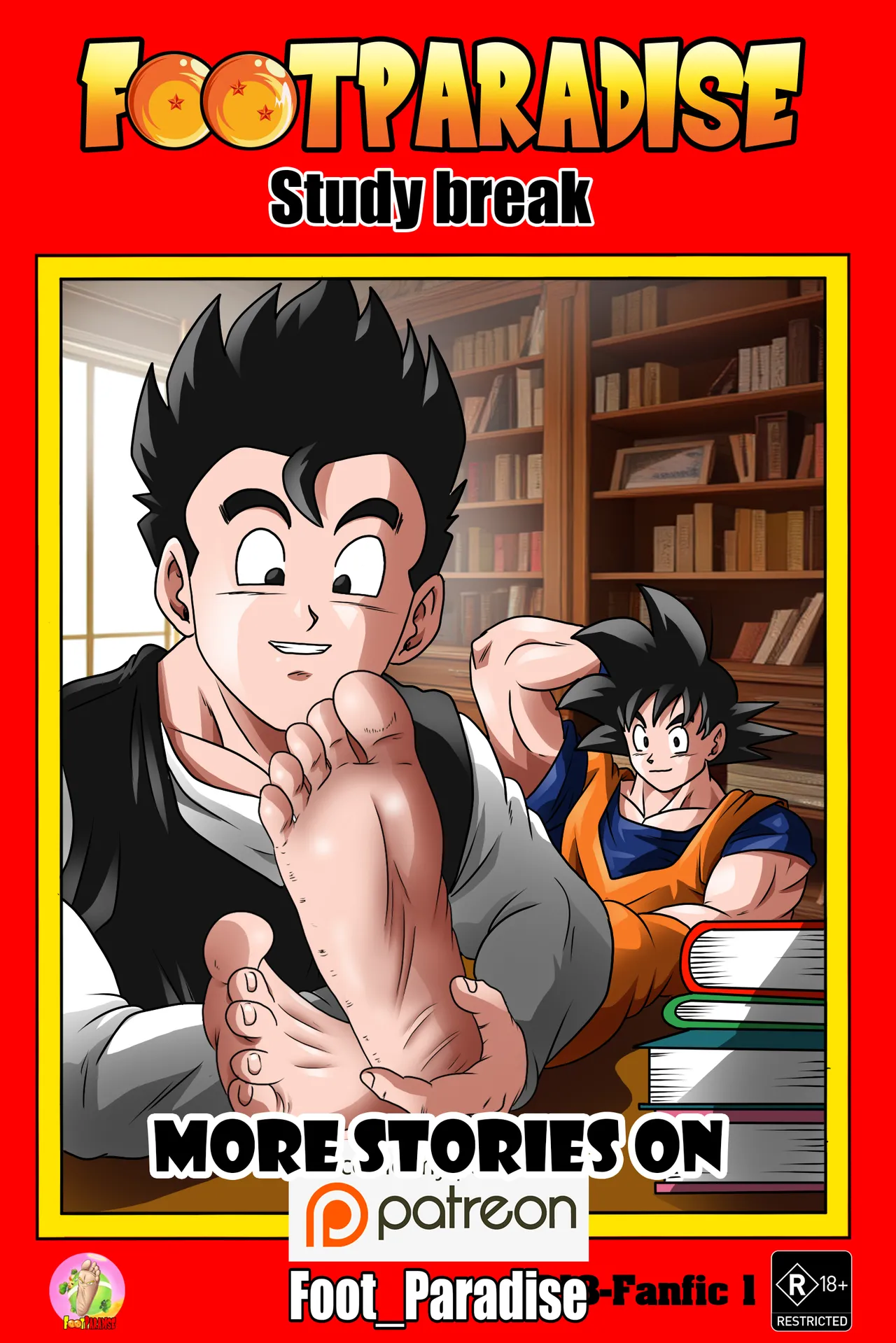Yaoi porn manga Dragon Ball - Study Break