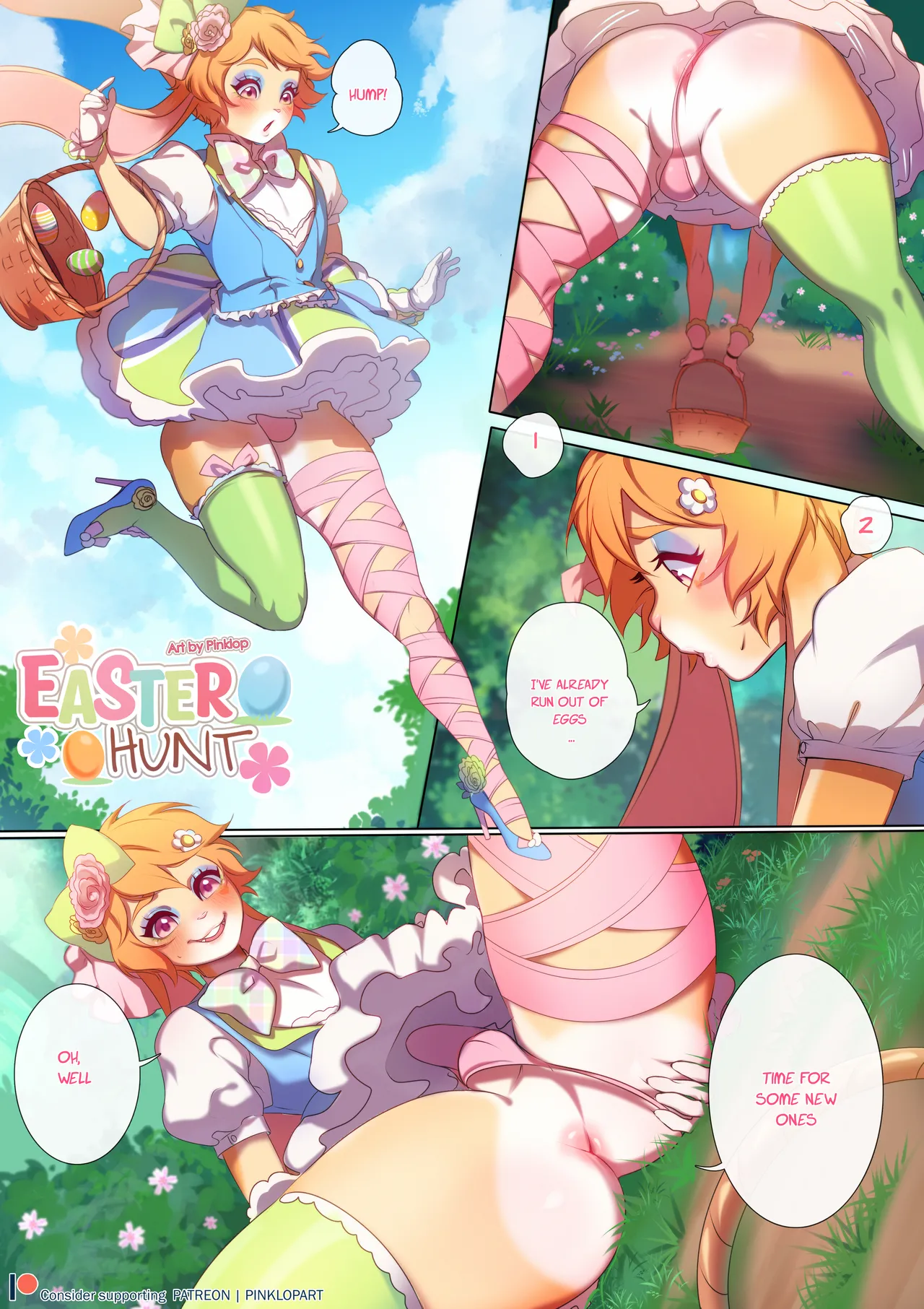 Yaoi porn comics Easter Hunt. Complete!