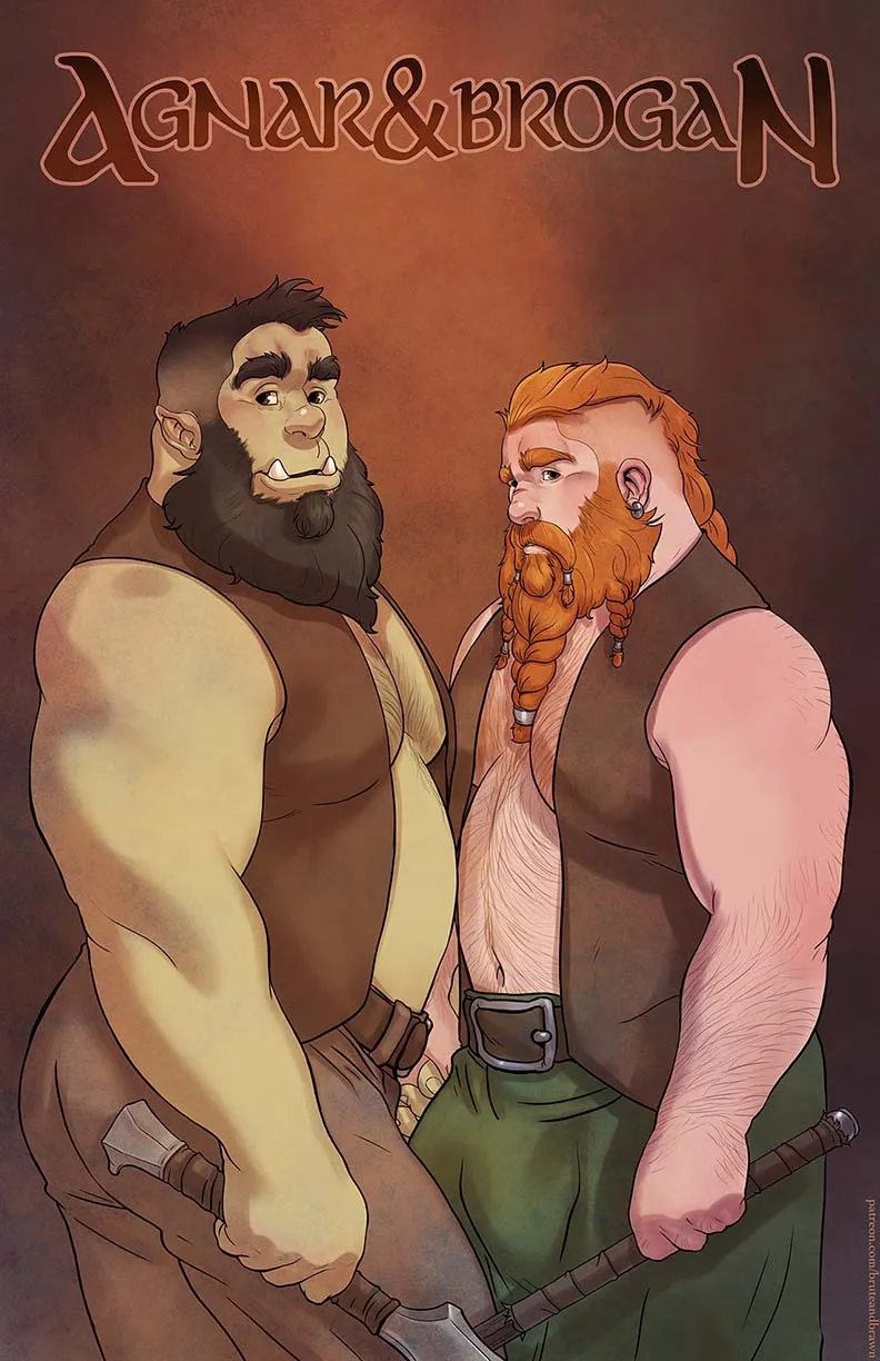 Yaoi porn comic Agnar & Brogan. Ongoing