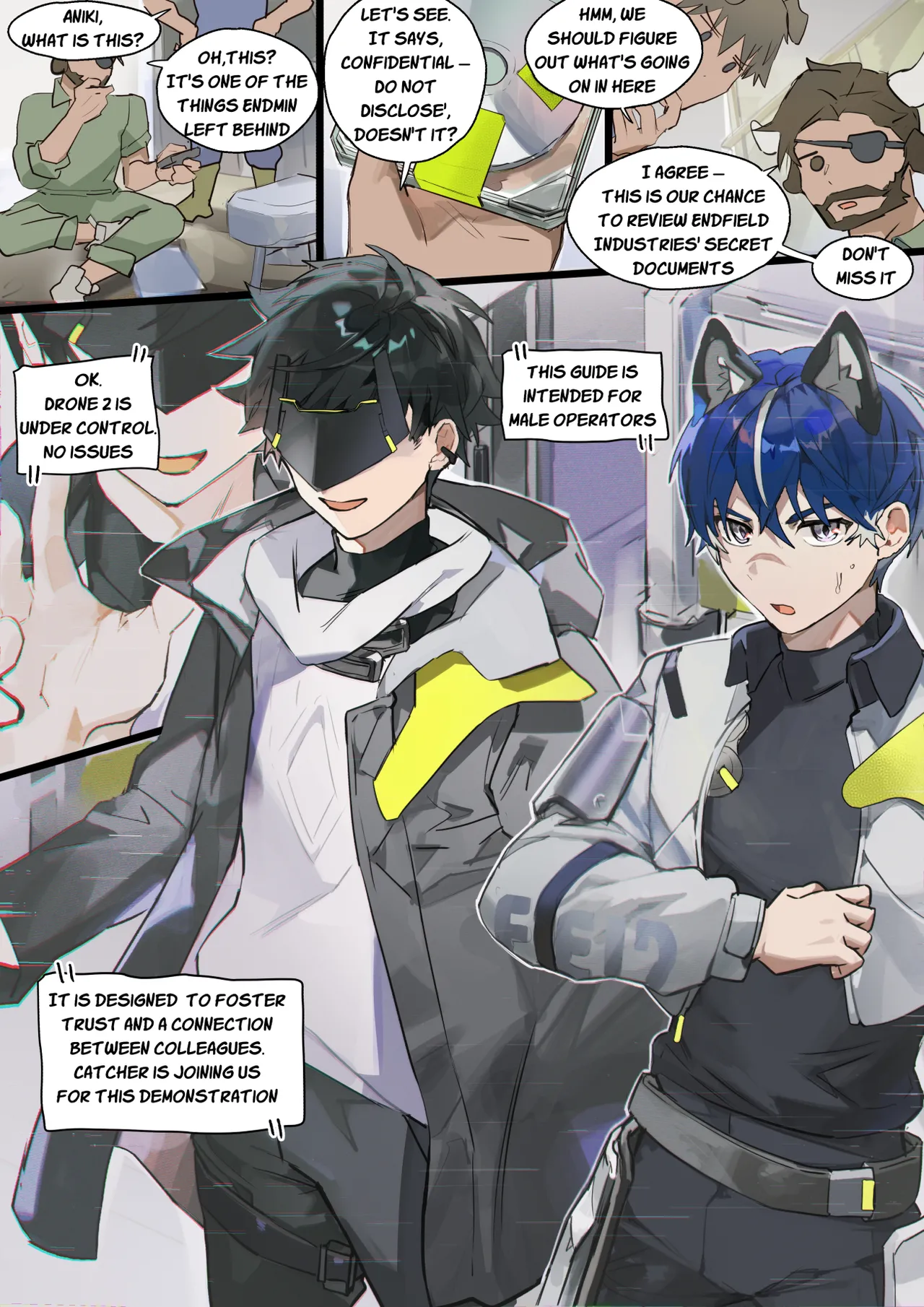 Yaoi porn comic Arknights: Endfield - Endmin X Catcher Endfield Industries Report