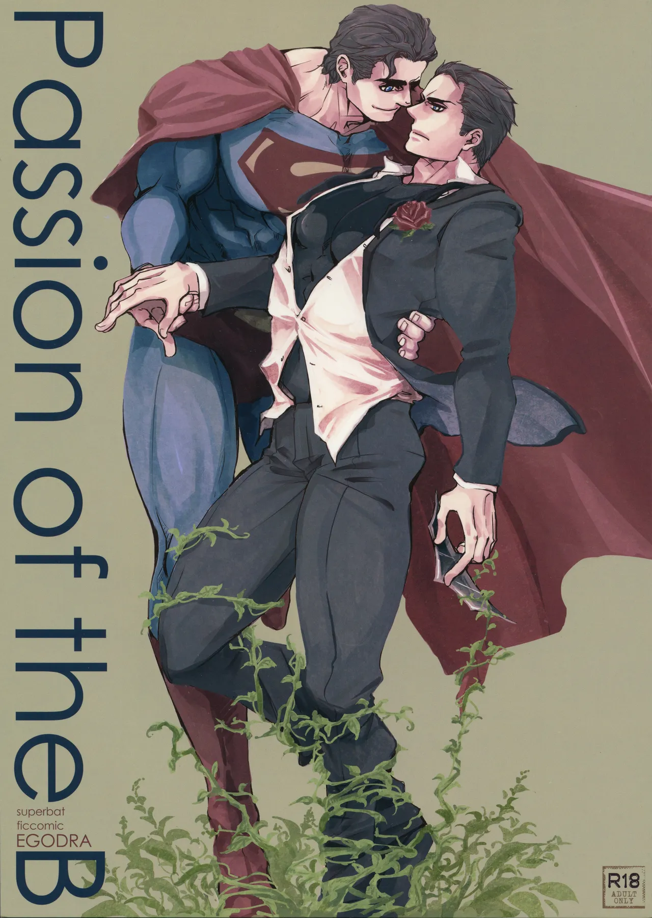 Yaoi porn manga Superman & Batman - Passion of the B