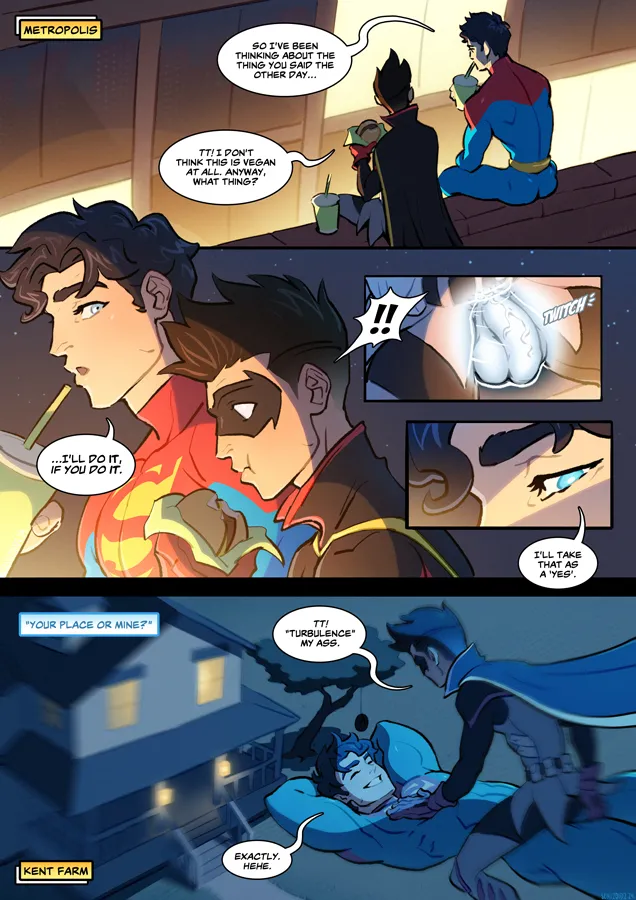 Yaoi porn comic Dilftown - Super Sons