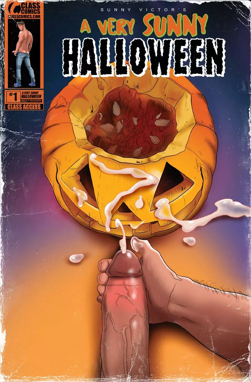 Yaoi porn comic A Very Sunny Halloween 1