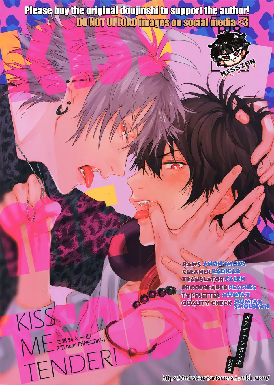 Yaoi porn manga Hypnosis Mic - Kiss Me Tender