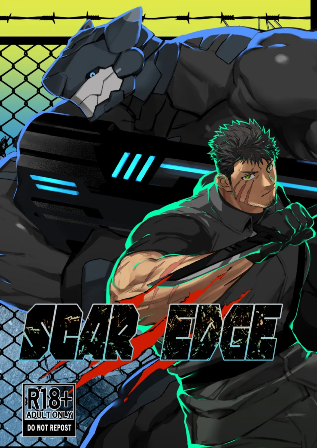 Yaoi porn manga SCAR EDGE