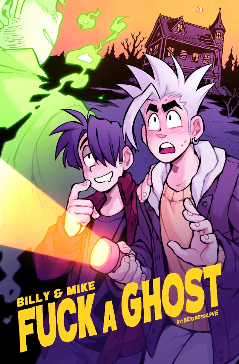 Yaoi porn comic Billy & Mike Fuck a Ghost