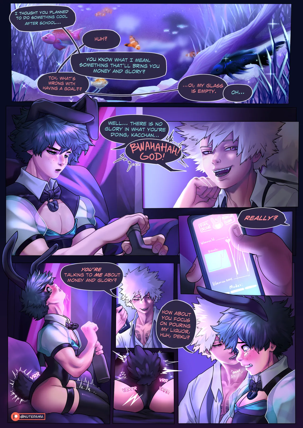 Yaoi porn comic My Hero Academia - Midnight Bunny