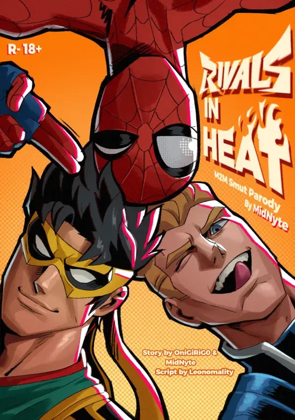 Yaoi porn comic Spider-Man - Rivals in heat