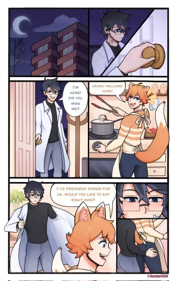 Yaoi porn comic A Dinner for Two
