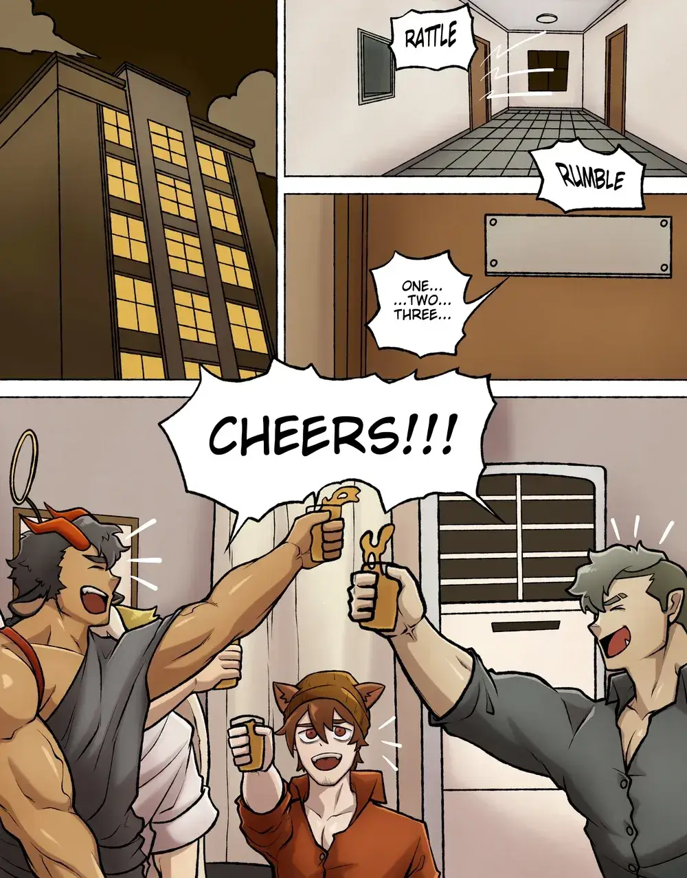 Yaoi porn comic All Saints Street
